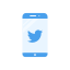 Twitter UI - Flat icon 64x64